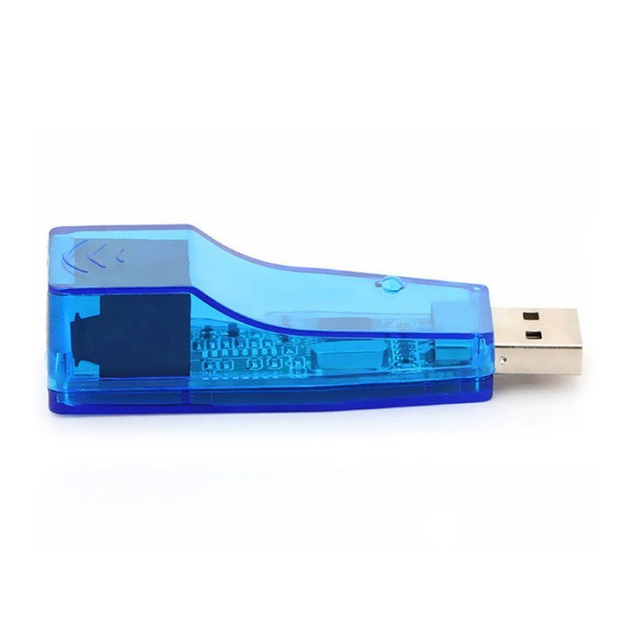 Адаптер мережевий перехідник PIX-LINK USB LAN 001 мережна карта Blue (16157)