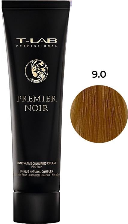 Крем-краска для волос T-LAB Professional PREMIER Noir 9.0 Натуральный Ультра Светлый Блонд 100 мл (29583765)