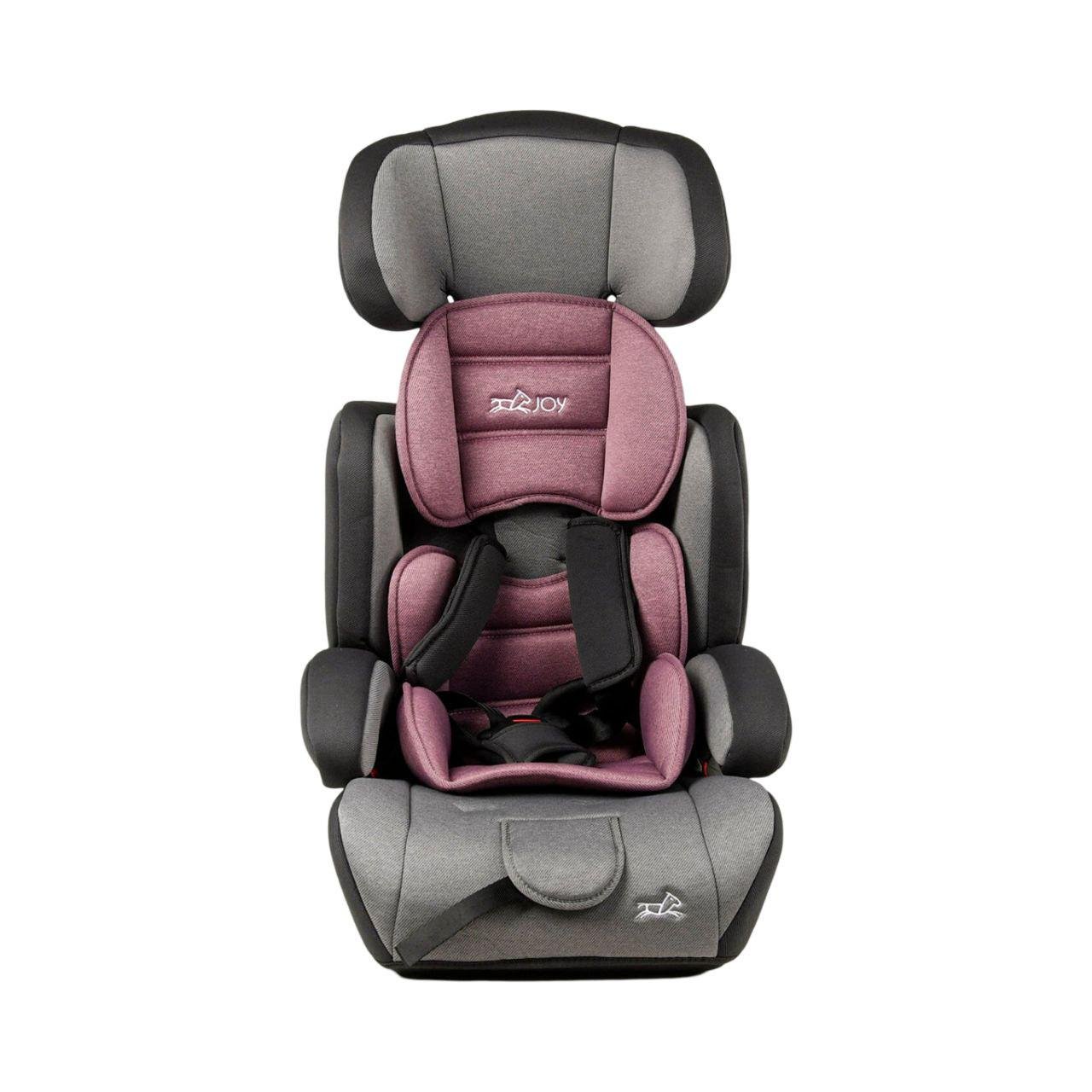 Автокресло Joy 36800-VL с бустером группа 1/2/3 9-36 кг Серо-розовый (25342908) - фото 3