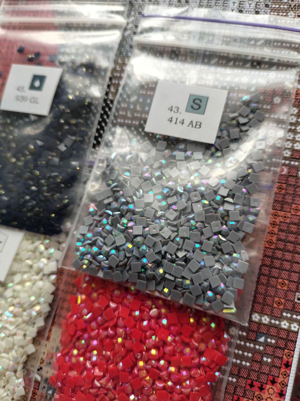 Алмазная мозаика АлМазка Еж квадратные алмазы без подрамника 40x50 см (АлМ-290) - фото 3