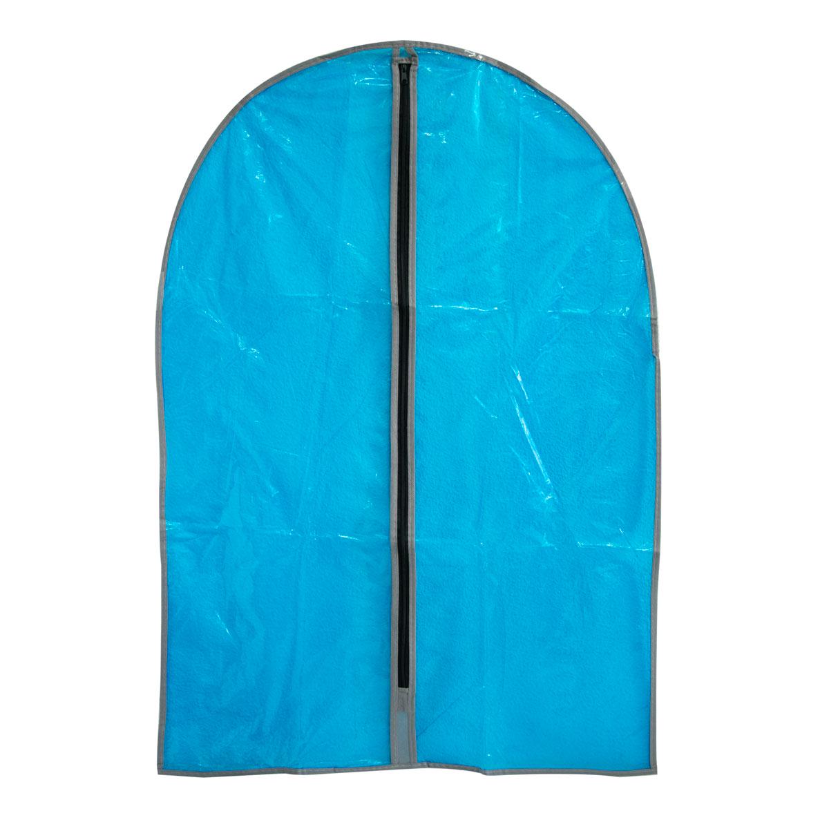 Чохол на одяг на блискавці AI JIA Garment bag 87х60 см Синій (1010028-Blue)