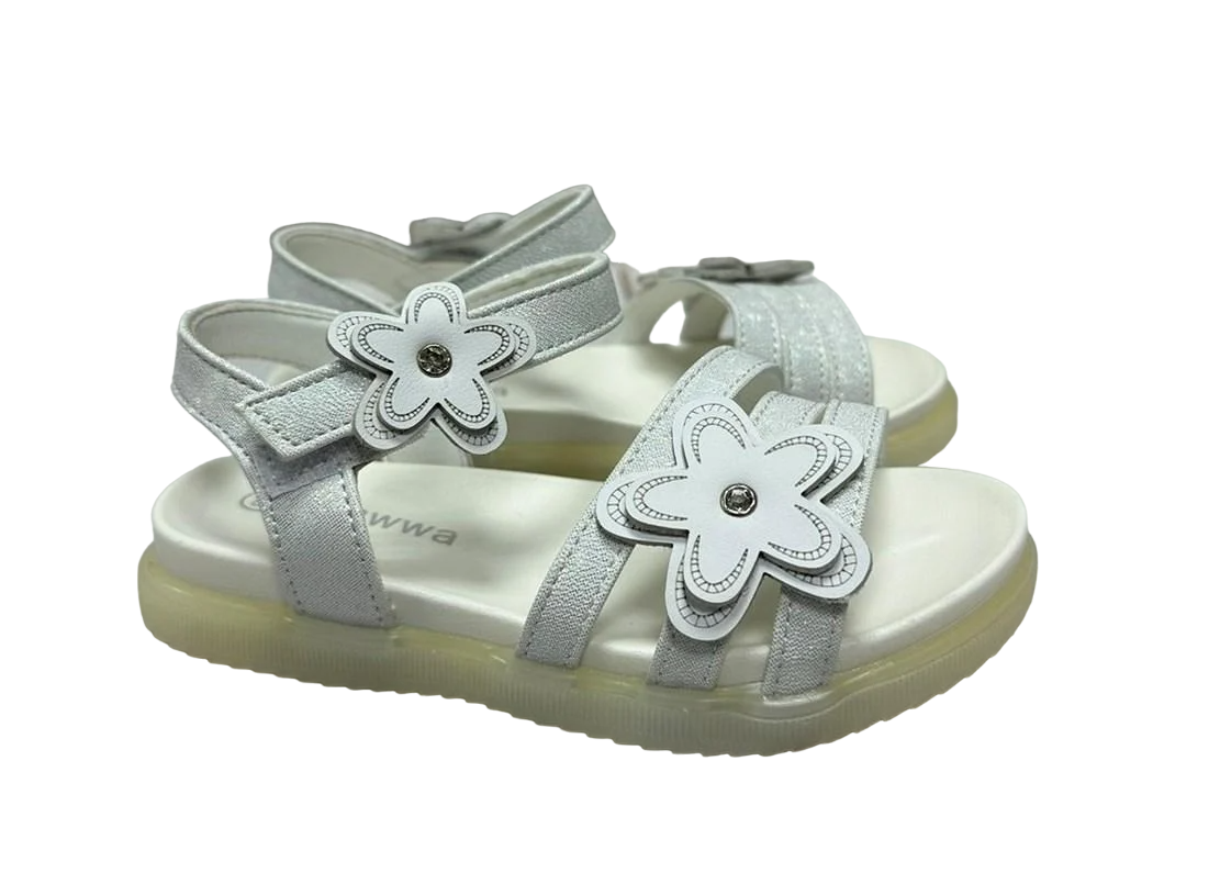 Босоножки для девочки Apawwa р. 25 15,8 см Белый (13678962)