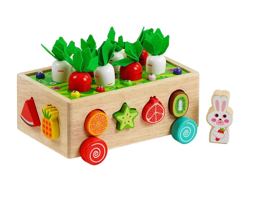 Сортер ігровий 4FUN Game Club Wood 3 види Multicolor (133226)