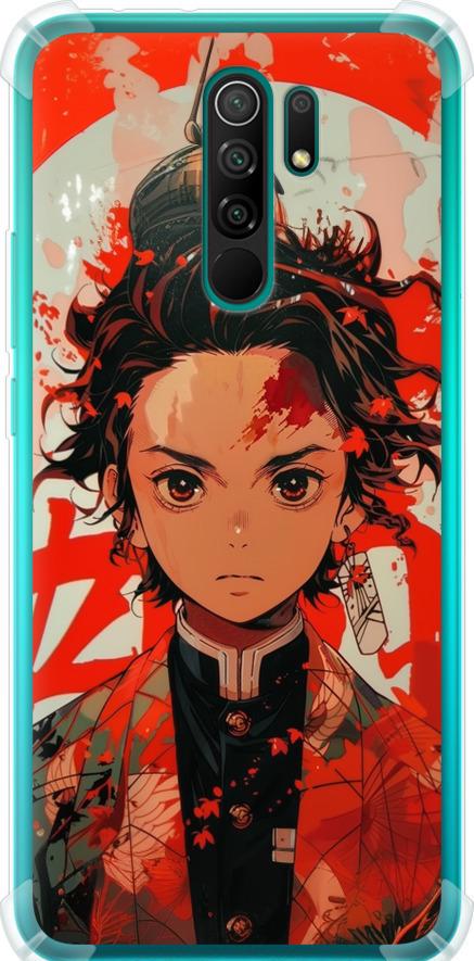 Чехол на Xiaomi Redmi 9 Тандзиро Камадо (6131sp-2019-42517)