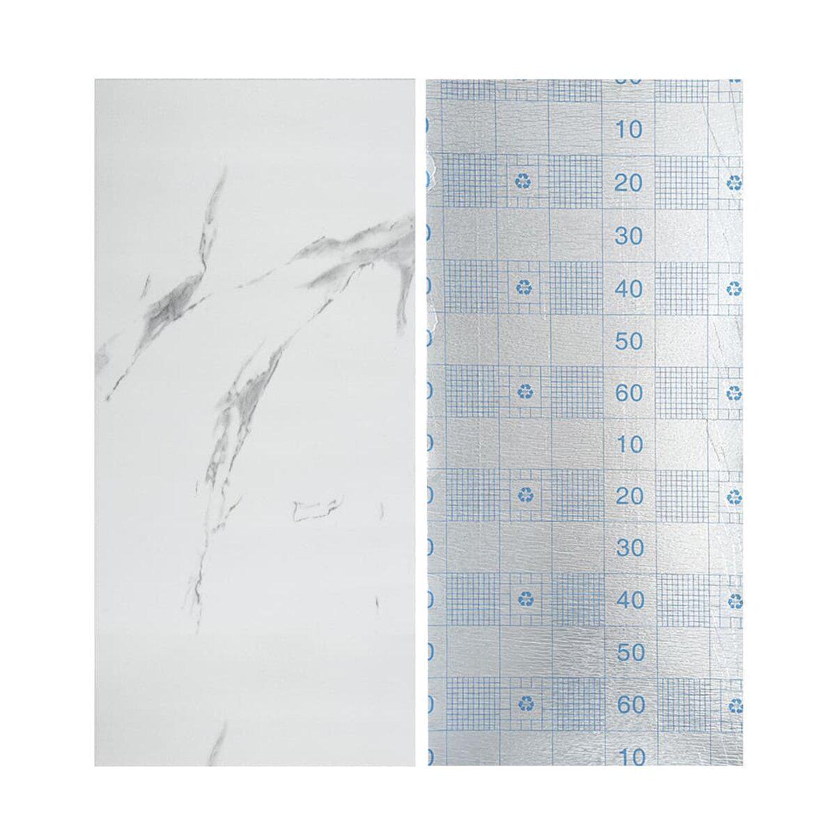 Обои на самоклеящейся основе мрамор D 2800x500x2 мм Белый (SW-00001504) - фото 4