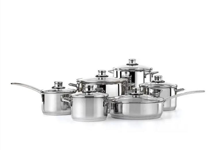 Набор посуды NOIS Carso нержавеющая сталь 12 пр.
