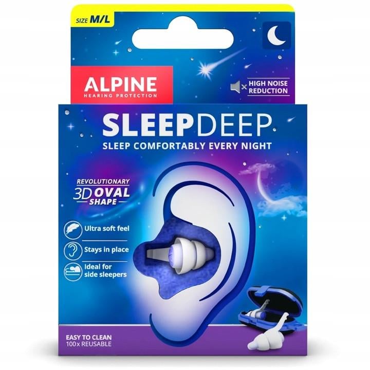 Беруші навушники для сну Alpine SleepDeep M/L (29346723)