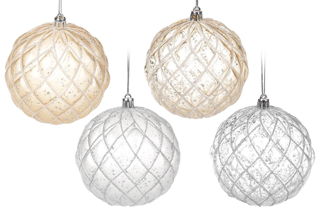 Шар новогодний BonaDi D-10 см 12 шт. (898-105)