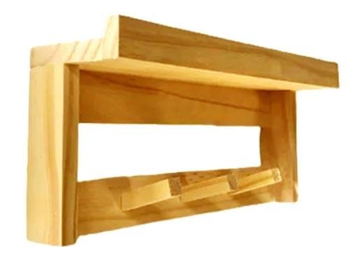 Вешалка для сумок из дерева Меритайм 3 Карри (ВСУ-304403)