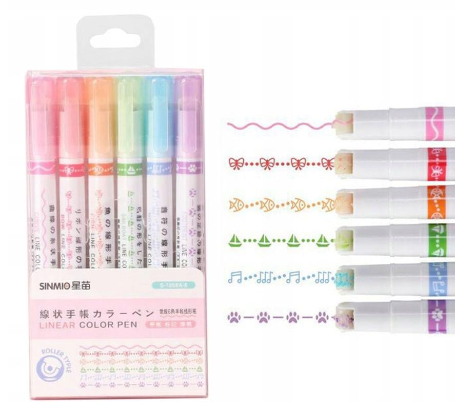 Набір кольорових маркерів 6 шт. - фото 5 Набір кольорових маркерів 6 шт. - фото 5