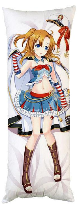 Подушка дакимакура Косака Хонока Love Live School Idol Festival декоративная ростовая для обнимания 50x170 см (1834020329)