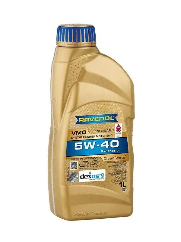 Моторне мастило RAVENOL 5W-40 VMO Dexos 2 SN/CF С3 Mid SAPS 1 л (1111133-001)