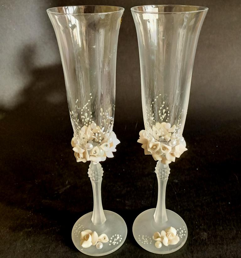 Бокалы свадебные Bohemia Sandy Vip 190 мл 2 шт. (4113)