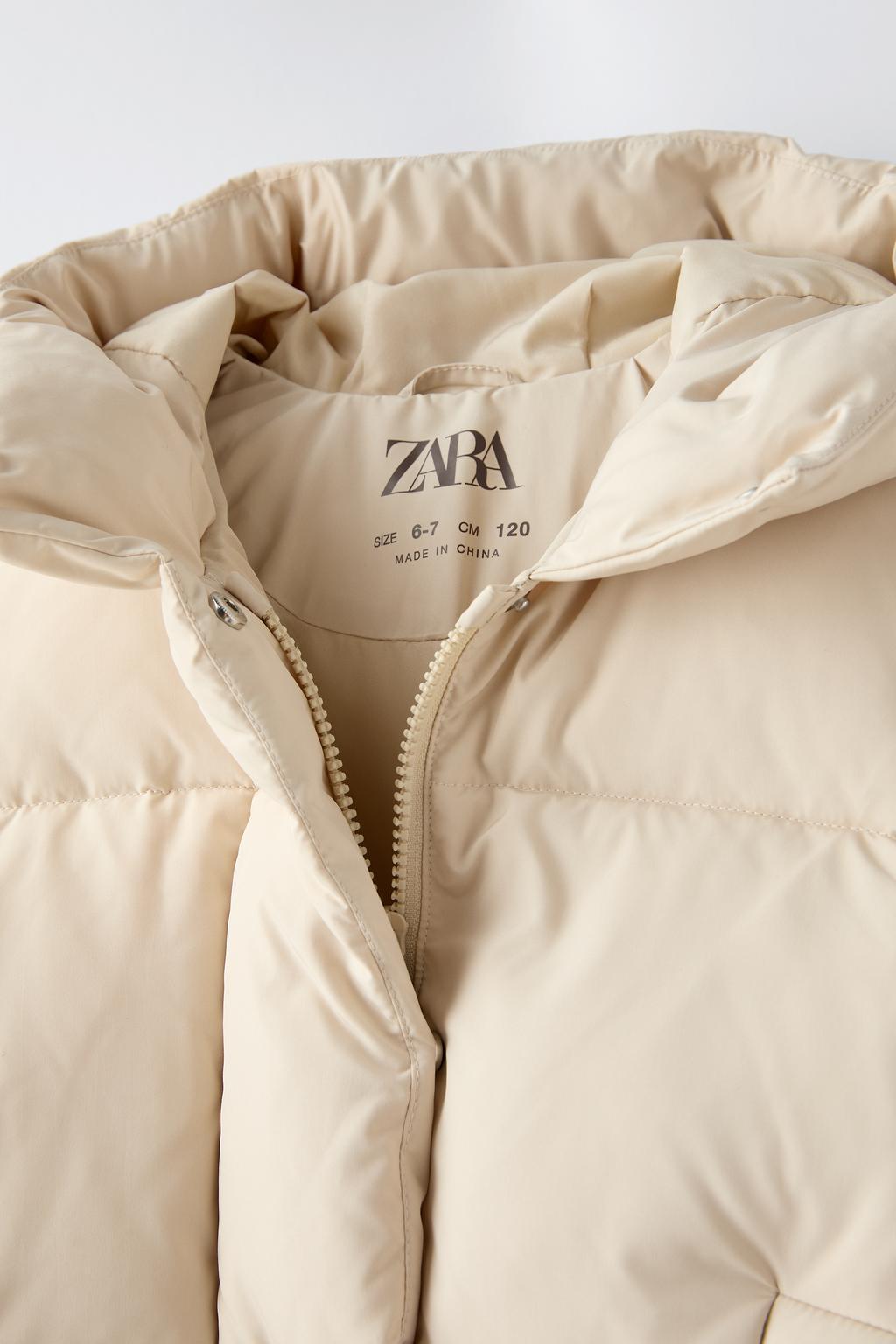 Куртка на дівчинку Zara 122 см Бежевий 0562755715 (f8dfb812) - фото 3 Куртка на дівчинку Zara 122 см Бежевий 0562755715 (f8dfb812) - фото 3