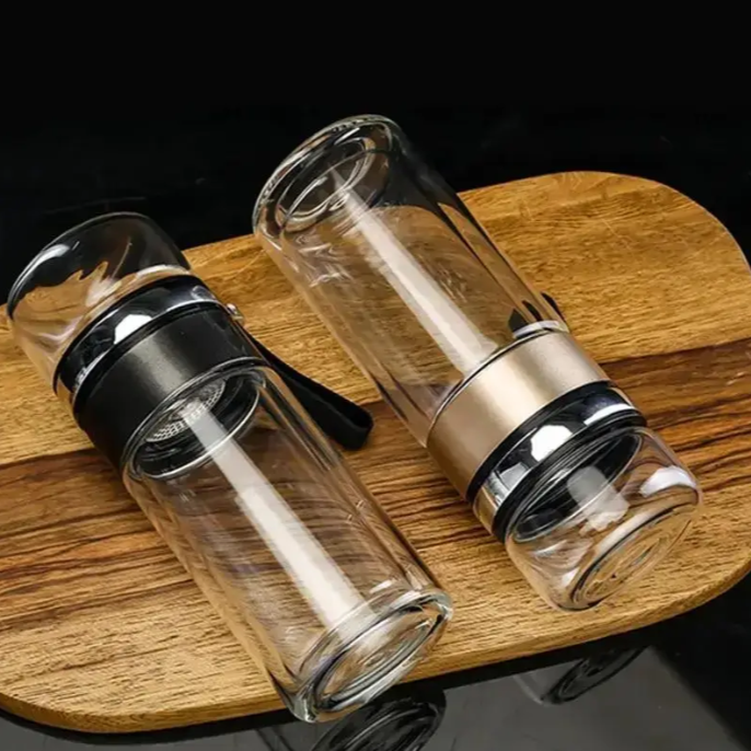 Колба для заварки чаю скляна Nankin Silver з кришкою і ситечком Прозорий (102135S) - фото 5