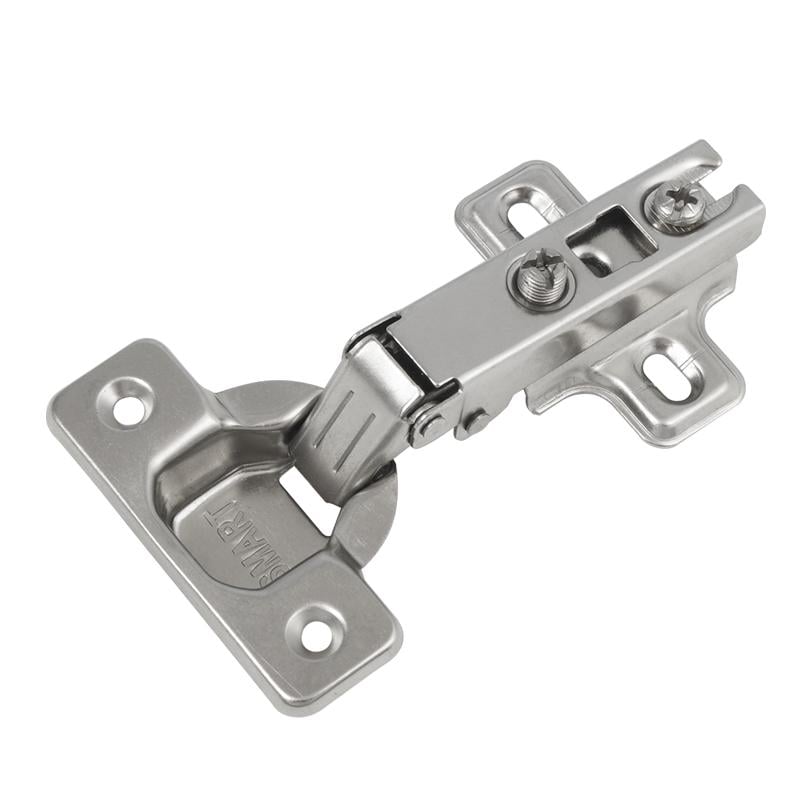 Петля меблева Smart накладна 105° Slide-on без доводчика D 35 мм Нікель (MP0886)