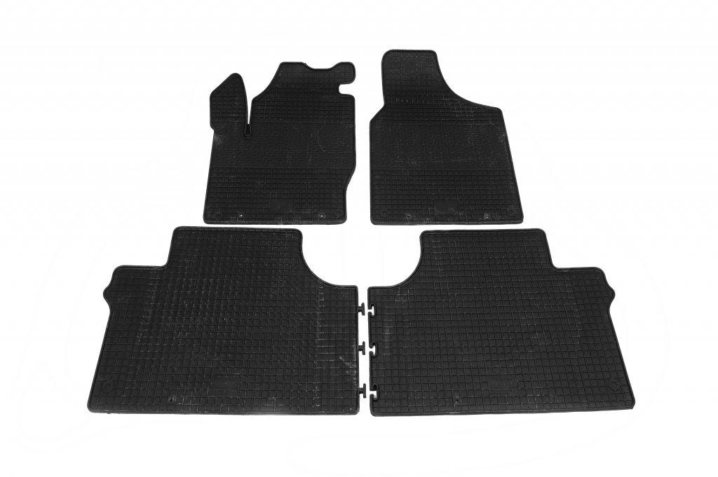 Резиновые коврики Polytep Polytep для Volkswagen Sharan 1995-2010 гг. резина Черный