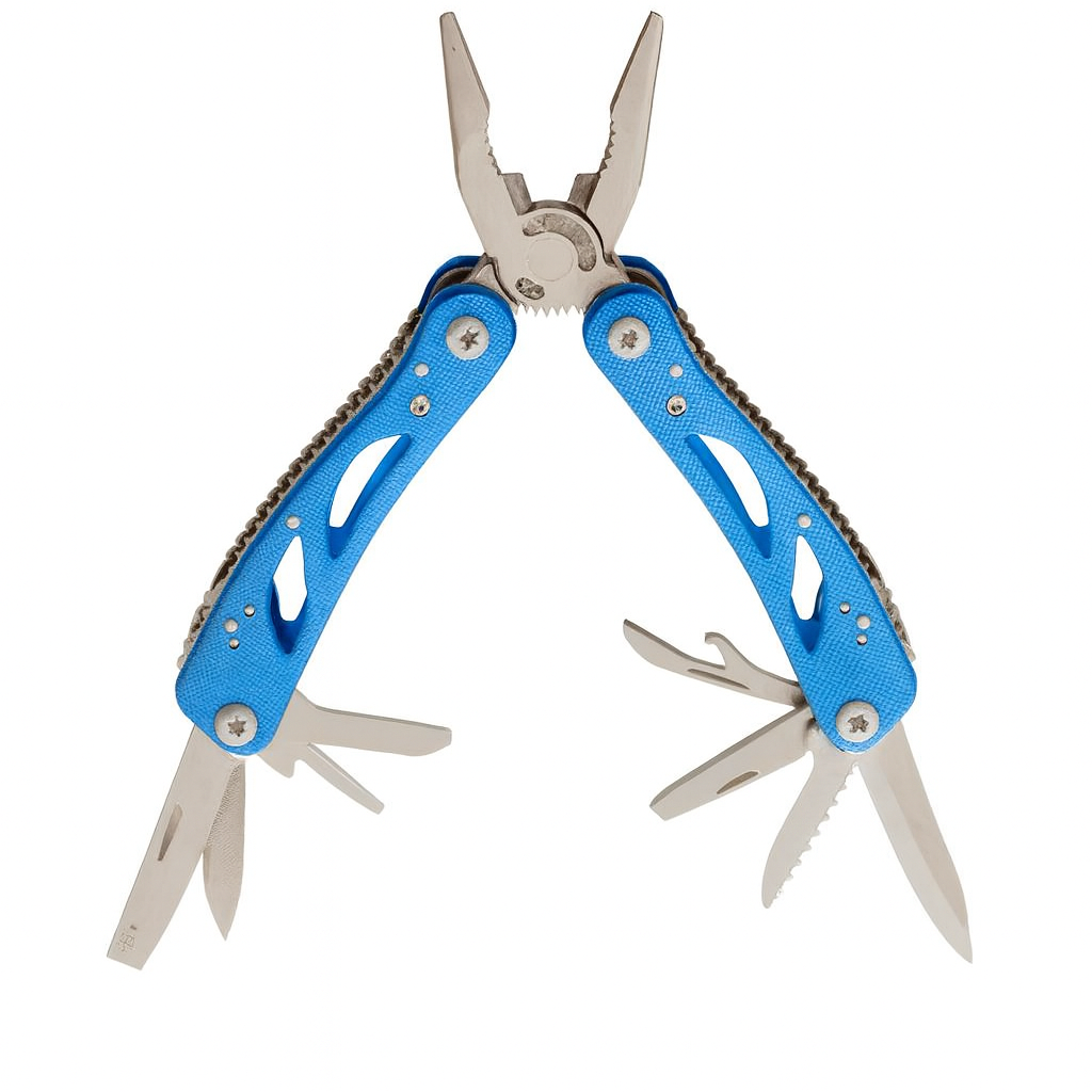 Мультитул Traveler MT629 с набором бит 16 см Синий (30835869)