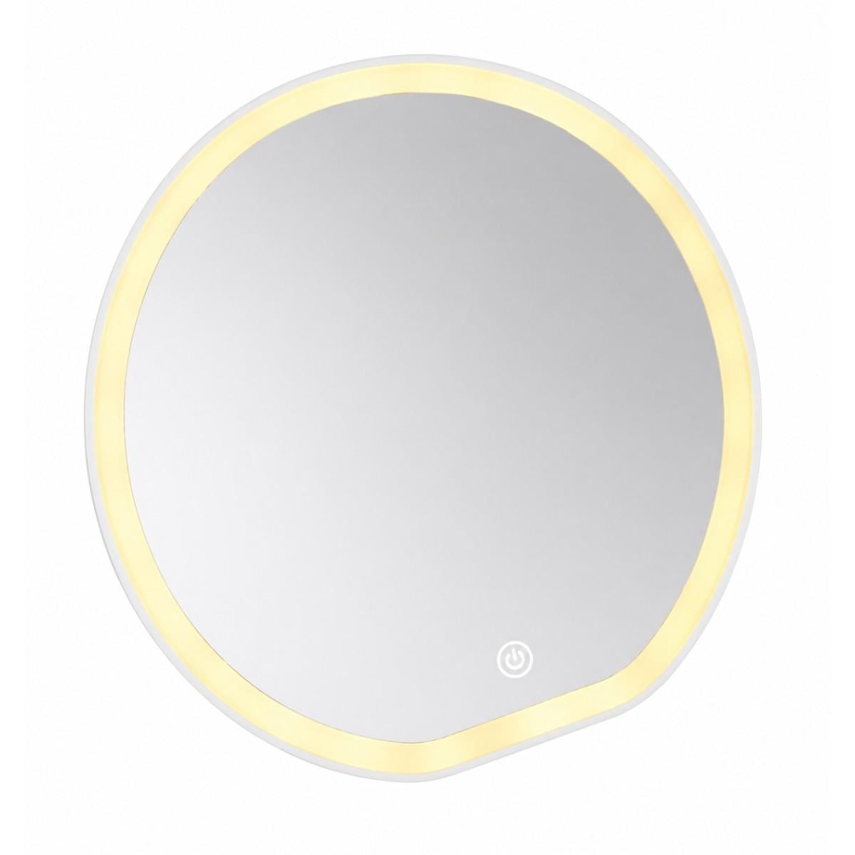 Зеркало для макияжа с LED подсветкой аккумуляторное Led косметическое настольное Зеркало для макияжа с LED подсветкой аккумуляторное Led косметическое настольное