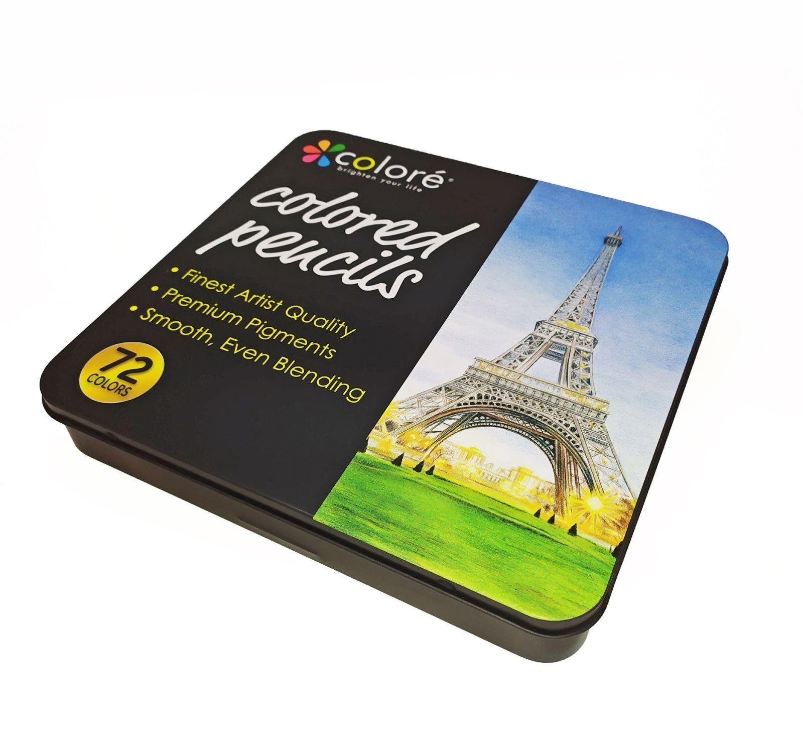 Цветные карандаши Colore 72 цвета в металлическом пенале - фото 7 Цветные карандаши Colore 72 цвета в металлическом пенале - фото 7