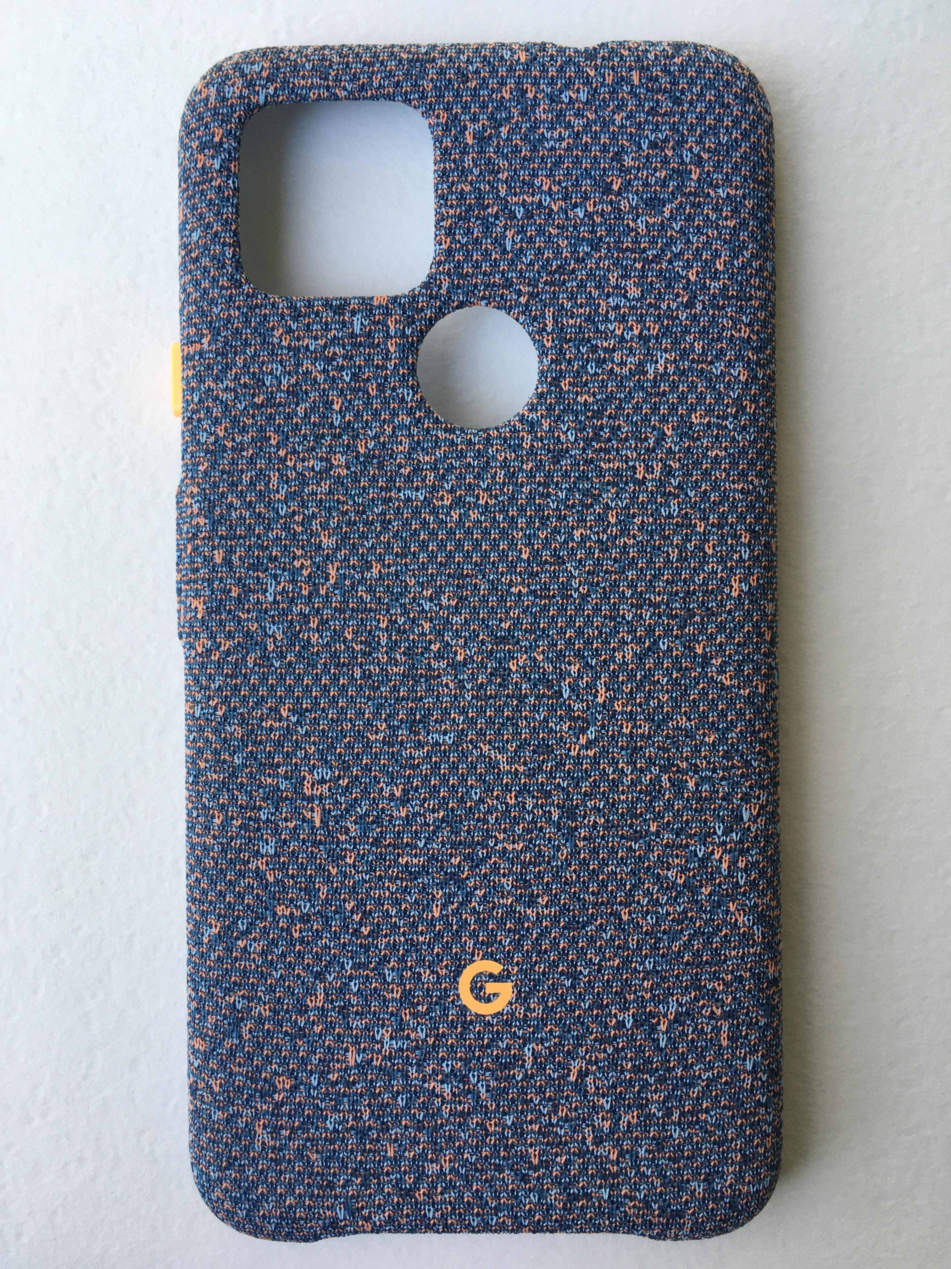 Протиударний чохол Official Fabric Case GA02063 для Google Pixel 4a 5G (6.2") Blue Confetti - фото 7