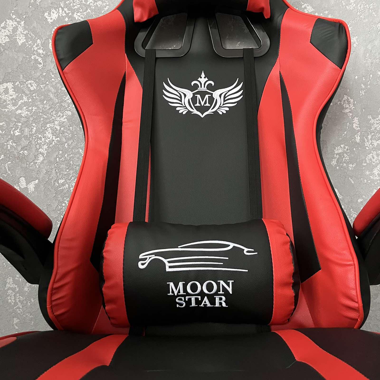 Кресло компьютерное MOONSTAR M1 Черный/Красный (10627158) - фото 9 Кресло компьютерное MOONSTAR M1 Черный/Красный (10627158) - фото 9