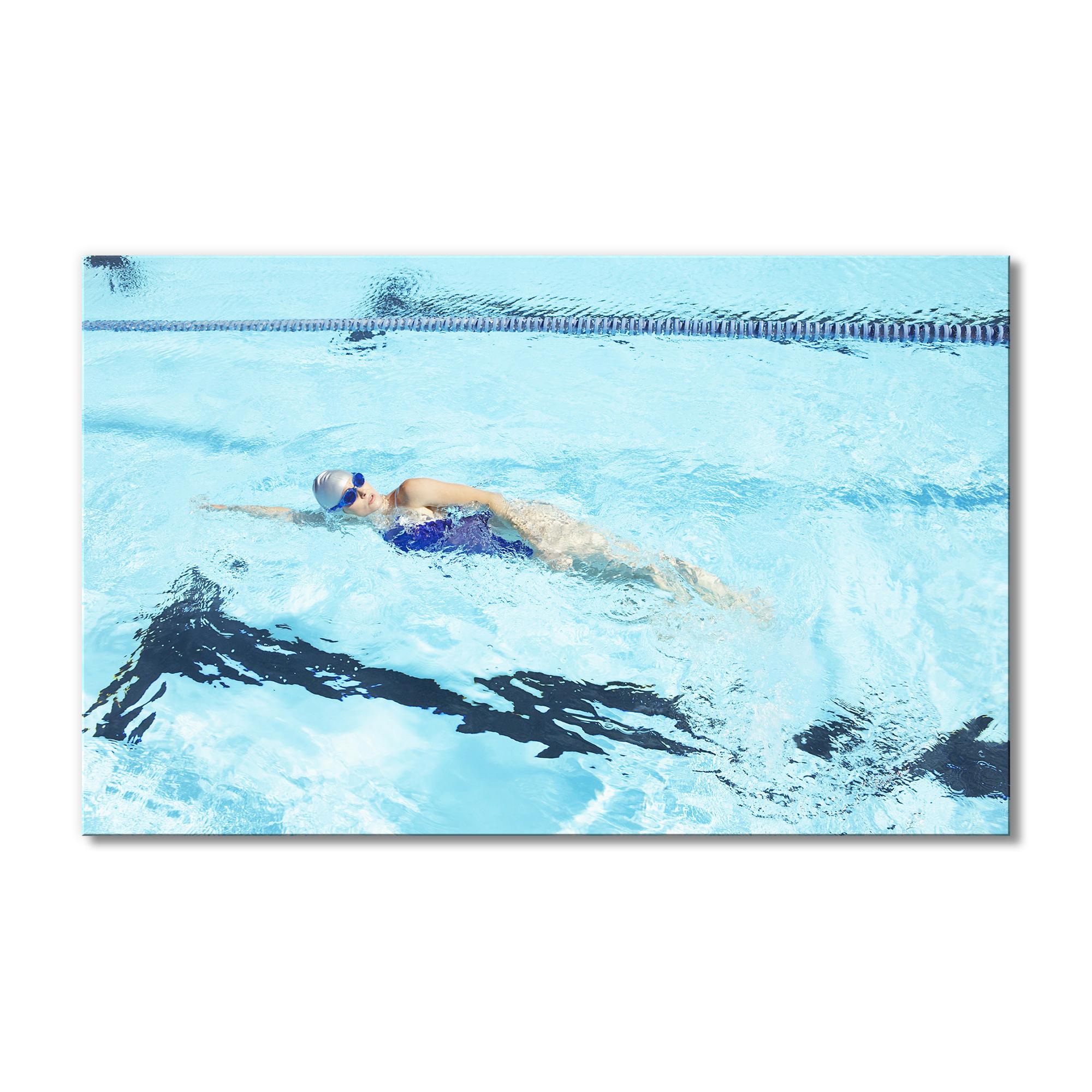 Картина модульная В плавательном бассейне 1 модуль 80x120 см Картина модульная В плавательном бассейне 1 модуль 80x120 см