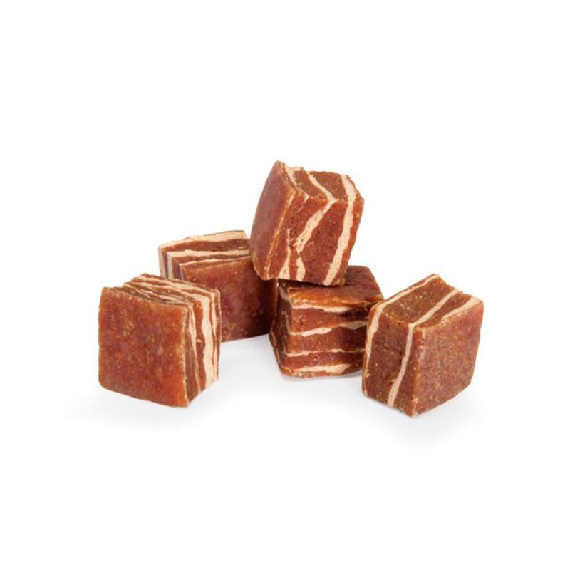 Лакомства для собак для дрессировки и поощрения Camon мясные кубики из утки и трески 2x1,5 см 80 г (2731046480) - фото 2