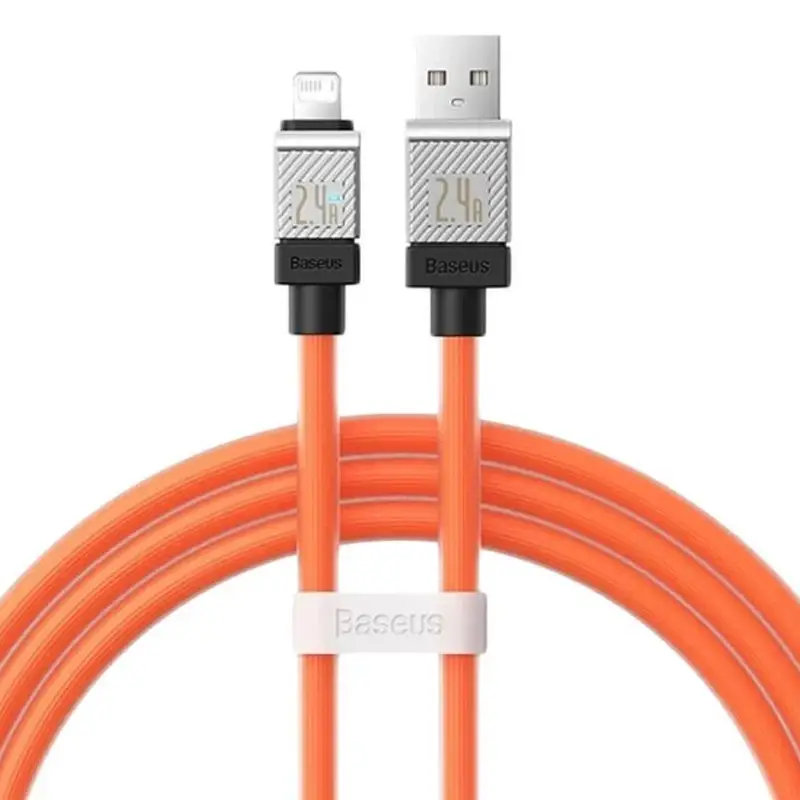 Кабель BASEUS CoolPlay Series Fast Charging Cable USB to Lightning CAKW000407 2,4A 1 м Orange