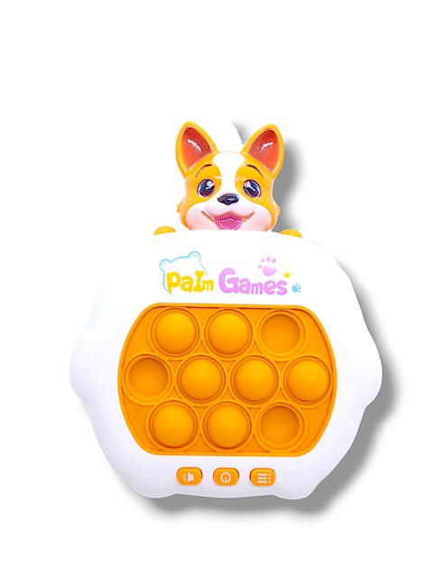 Интерактивная игрушка антистресс электронный Pop it PRO с подсветкой Песик Корги (2125995262)