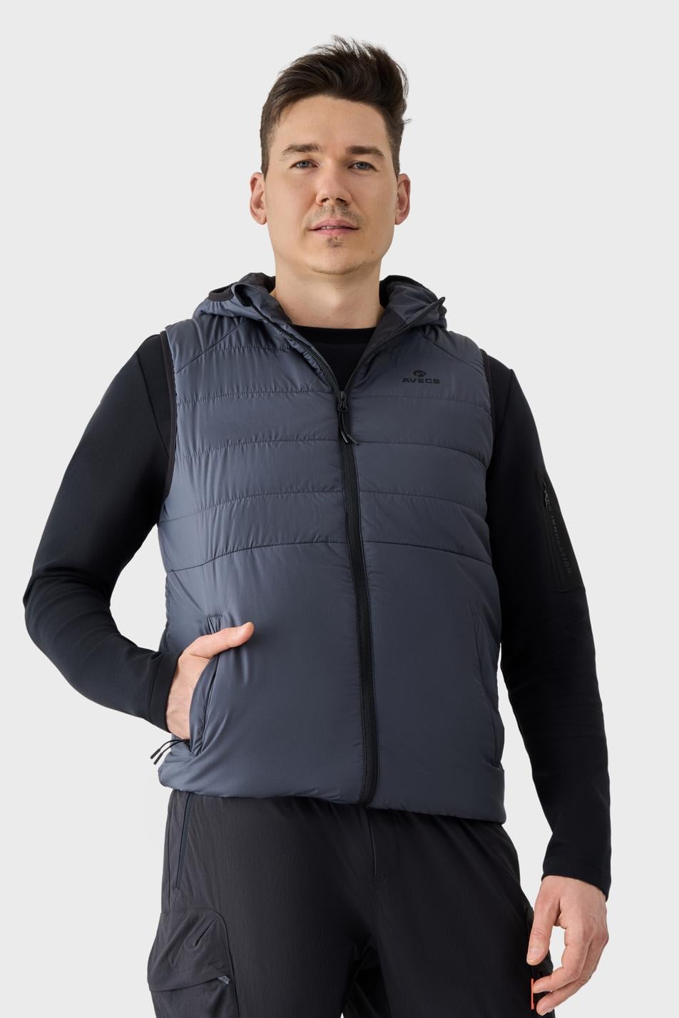 Жилет Avecs 50583/17 с технологией Rip Stop L Серый (50583/17-L)