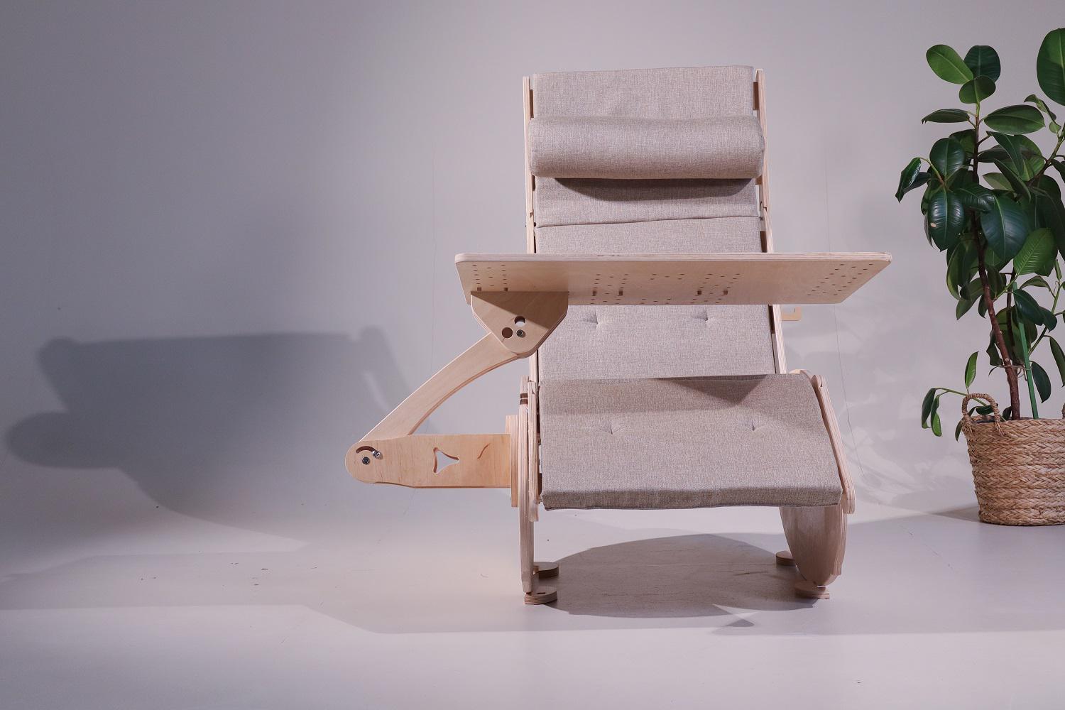 Стіл комп'ютерний трансформер ТО-17 для роботи напів-лежачи та лежачи Натуральний - фото 5 Стіл комп'ютерний трансформер ТО-17 для роботи напів-лежачи та лежачи Натуральний - фото 5