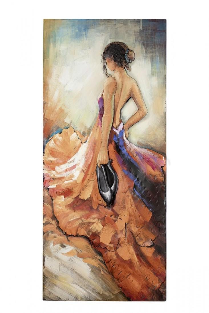 Картина металлическая Босоножное танго 70х140 см (38953) Картина металлическая Босоножное танго 70х140 см (38953)