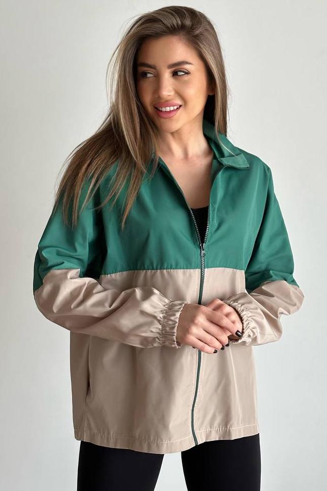 Ветровка женская 2XL-3XL Зеленый (174202)