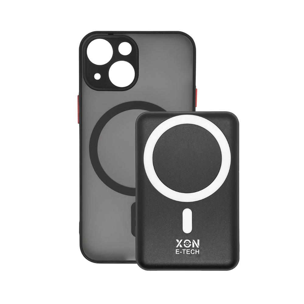 Чохол з бездротовою батареєю XON 5000 mAh для iPhone 13 Mini BatteryCase Чорний (961803142)