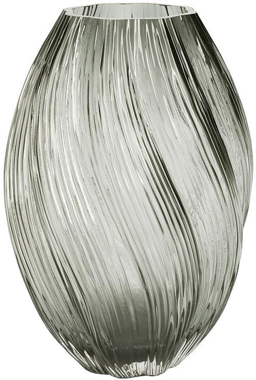 Ваза для цветов декоративная Miranda 18х27 см Серый