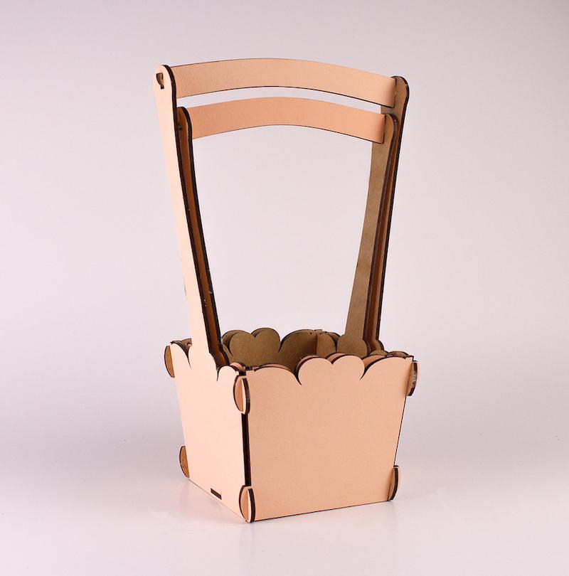 Комплект корзин маленький Персиковий (3496)