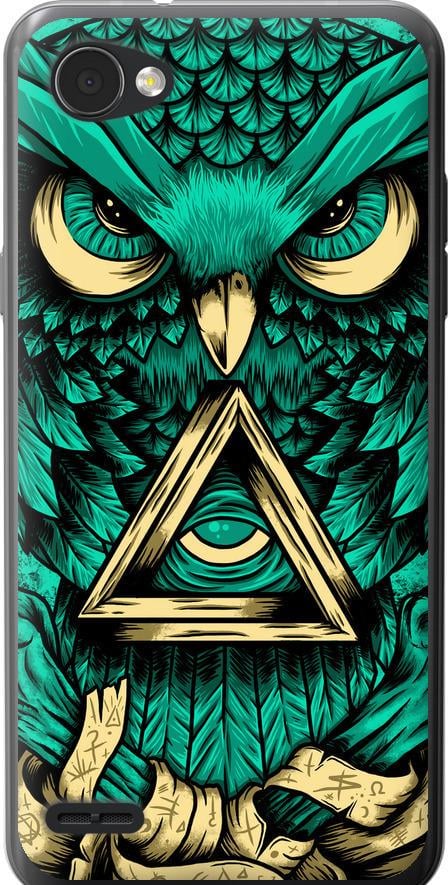 Чехол на LG Q6 Сова Арт-тату (3971u-1094-42517)