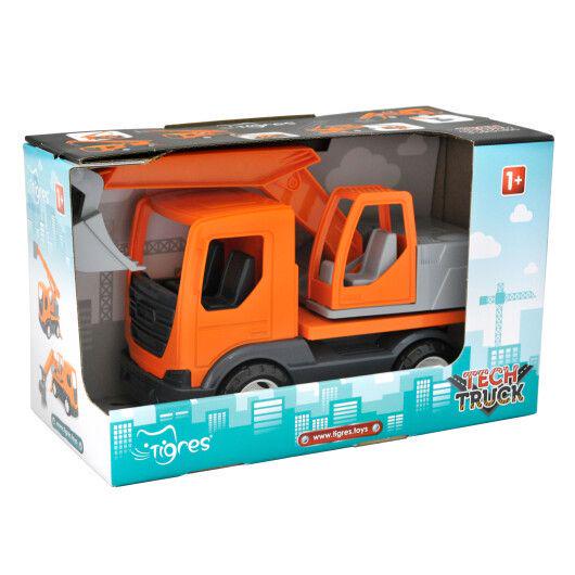 Игрушечная машинка Tigres Погрузчик Tech Truck из пластика 23 см Оранжевый (150-98-39887) Игрушечная машинка Tigres Погрузчик Tech Truck из пластика 23 см Оранжевый (150-98-39887)