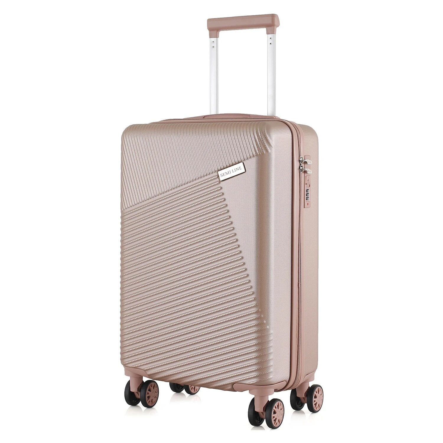 Чемодан ручная кладь SEMI LINE 20" S ABS-пластик Розовый (DAS303996)