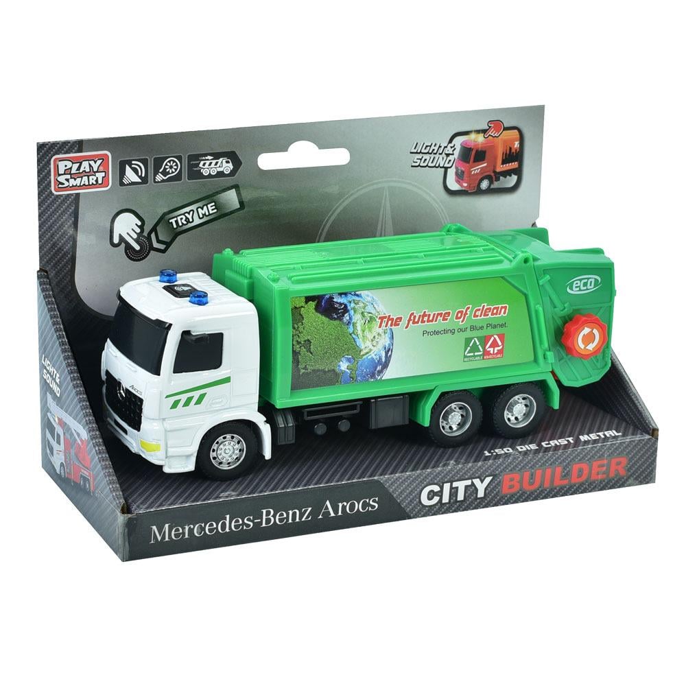 Игрушечный мусоровоз Play Smart 6727/1 инерционный 17 см