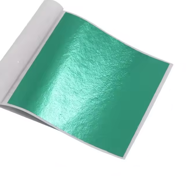 Поталь трансферная для декора/рукоделия 8х8,5 см 10 л. Cyan (4d2f1235)