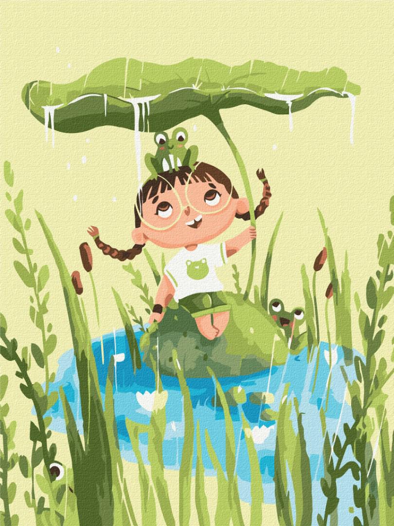 Картина по номерам Brushme Фея озерца 30x40 см (KBS0125)