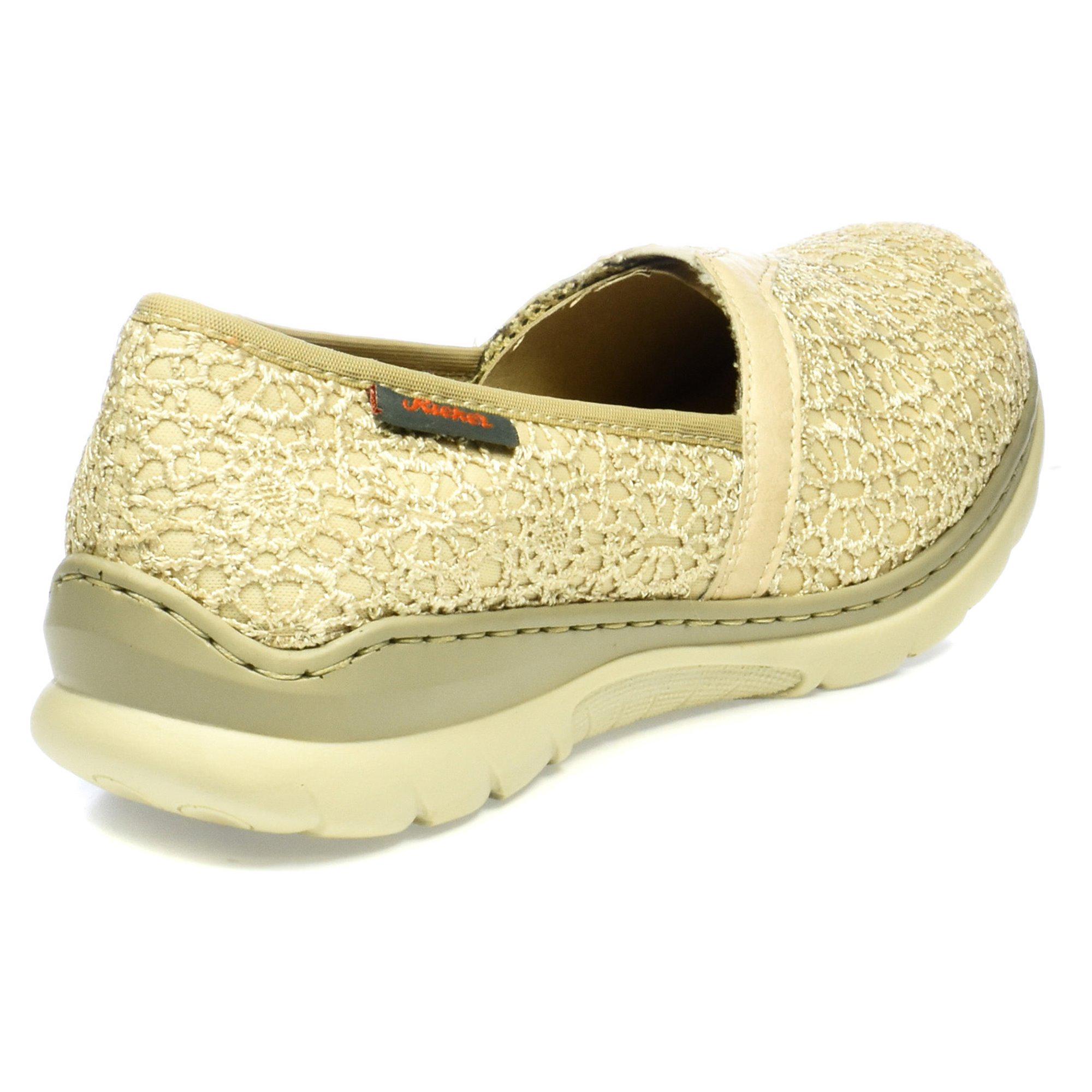 Мокасины женские Rieker р. 36 Бежевый (04633-36) - фото 2