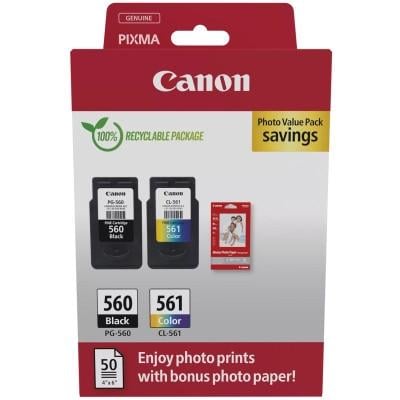 Картридж Canon PG-560/CL-561 BK/Color/Photo Paper Value Pack (3713C008)