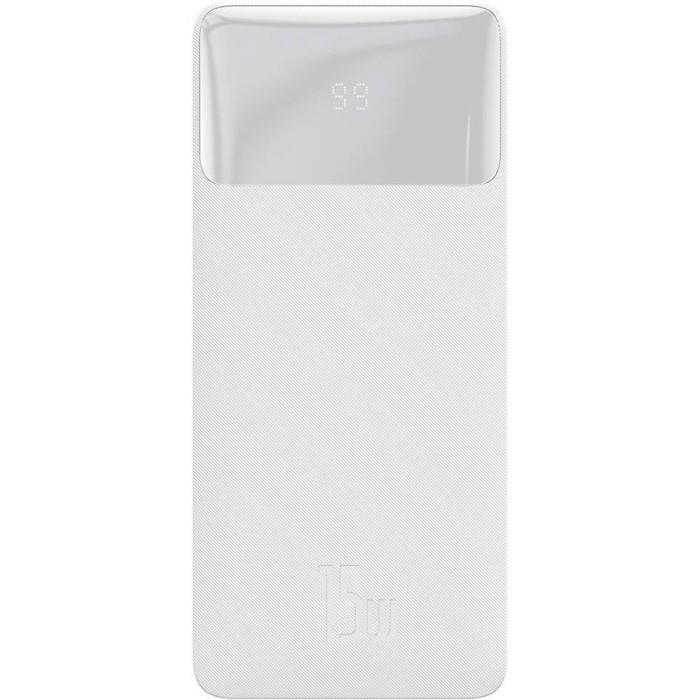 Батарея портативная BASEUS Bipow Digital Display Overseas Edition PPBD050102 20000 mAh 15 W White