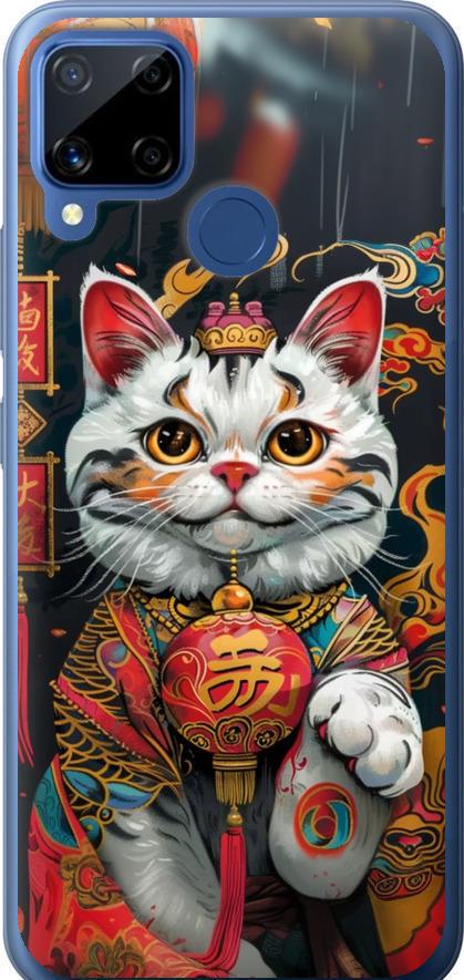 Чехол на Realme C15 China Cat v2 (6135u-2063-42517)