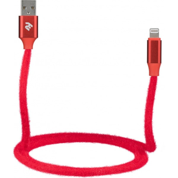 Кабель 2e USB 2.0 to Lightning Cable 1 м Red (2E-CCLAC-RED) - фото 4