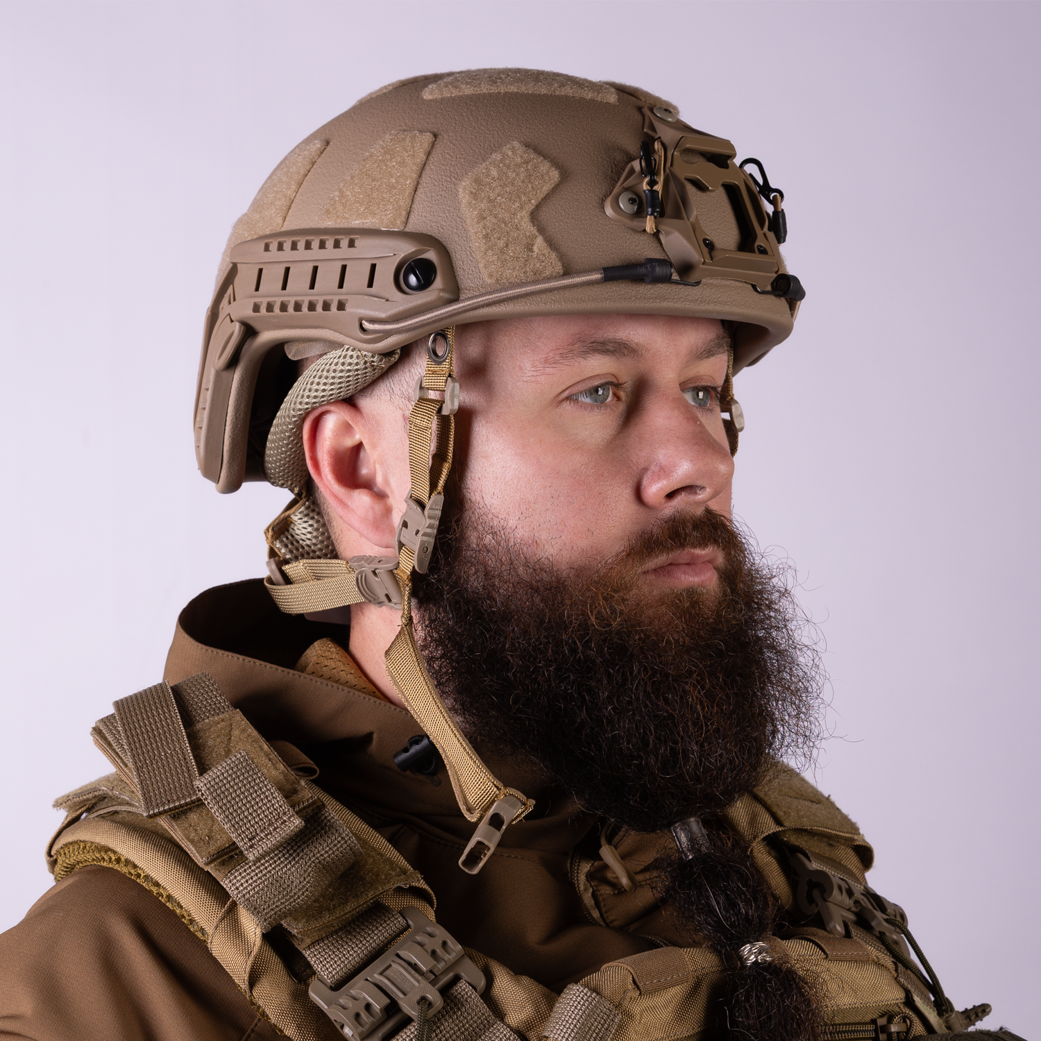 Шолом FAST VELCRO SPECPROM рівень захисту NIJ IIIA L Койот - фото 15 Шолом FAST VELCRO SPECPROM рівень захисту NIJ IIIA L Койот - фото 15