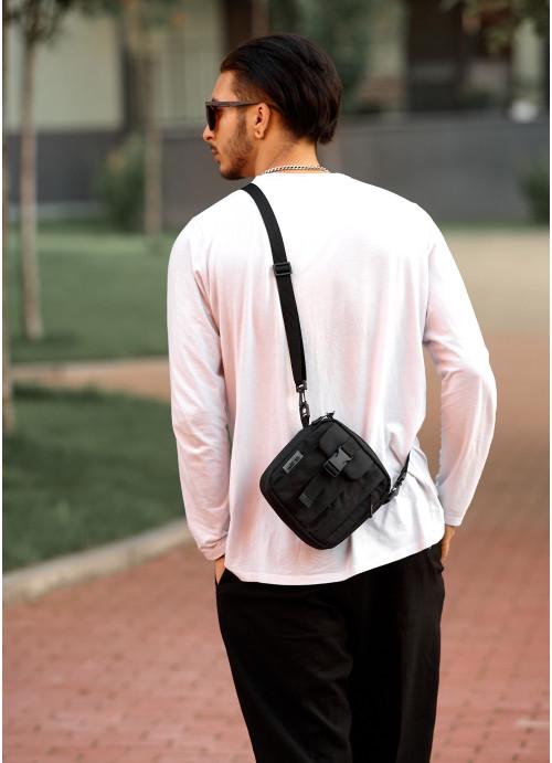 Мужская сумка-мессенджер Sambag тканевая через плечо Черный (900017617) - фото 2 Мужская сумка-мессенджер Sambag тканевая через плечо Черный (900017617) - фото 2